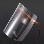 Face Shield with Sunglasses Anti Ultraviolet/Integrated Large Lens Anti Peeping