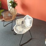 Outdoor Stool Hand-Woven Wicker Chair